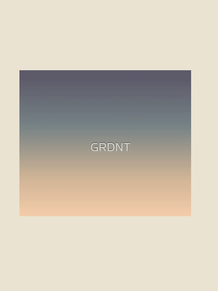 AUTUMN SUNSET - Minimalist Monochrome Grey Orange Gradient Ombre by GRDNT