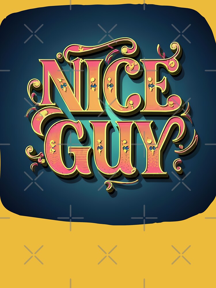Nice guy with frame by Toms Tee