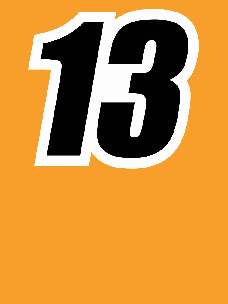Number 13 - Sports, Racing Car by DGMaxShop