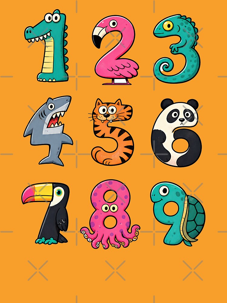 Animal Numbers Pack by BrambleBox