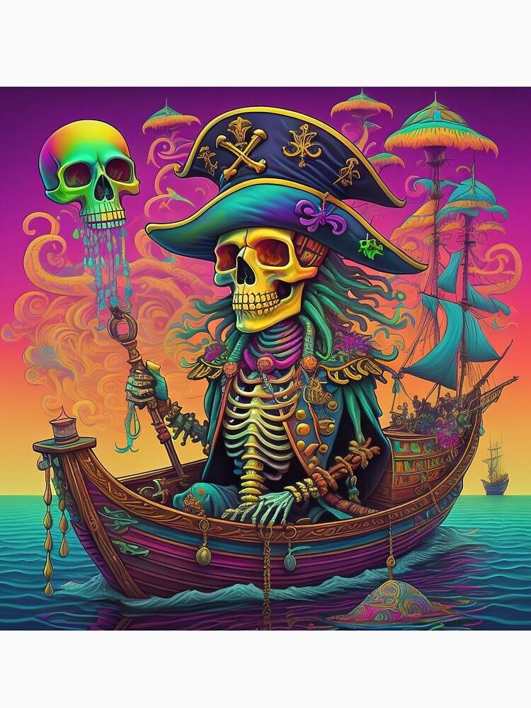 Bones Of The High Seas by RW Art Prints