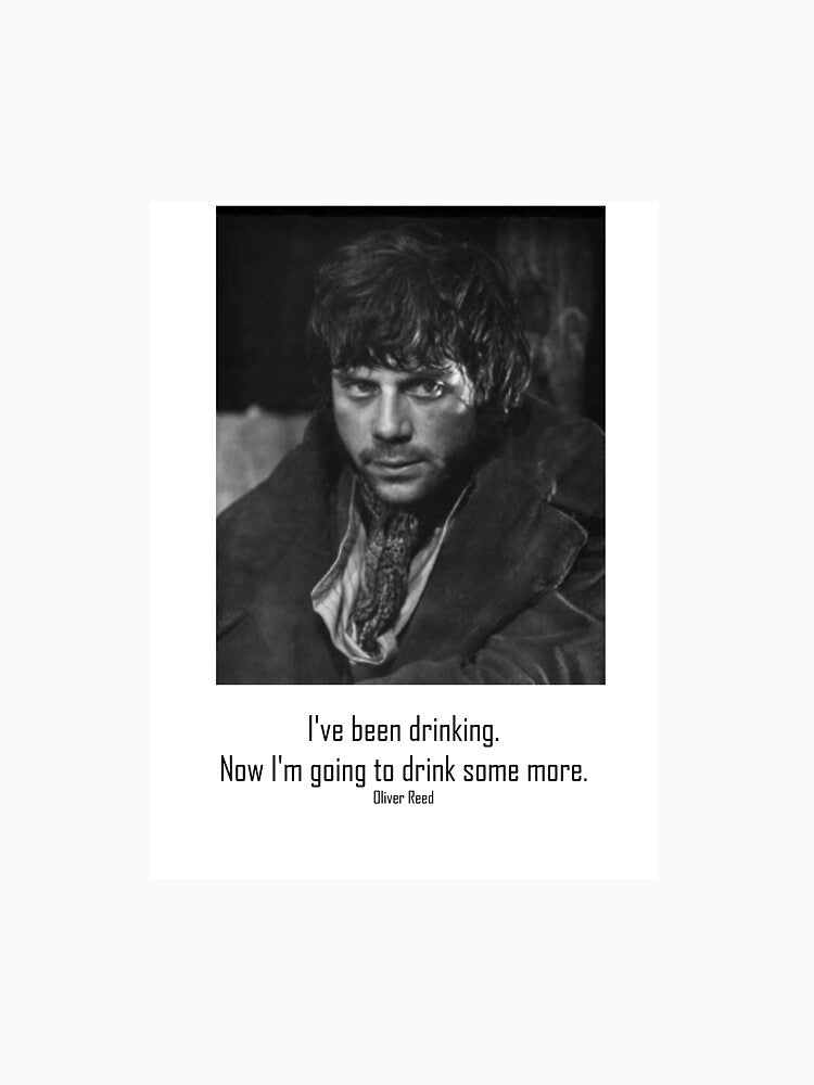 Oliver Reed Drinking by mfm457