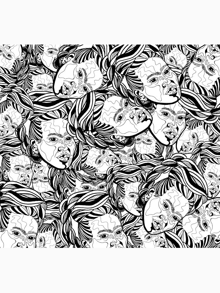 kahlo ink art by ilustra-ink