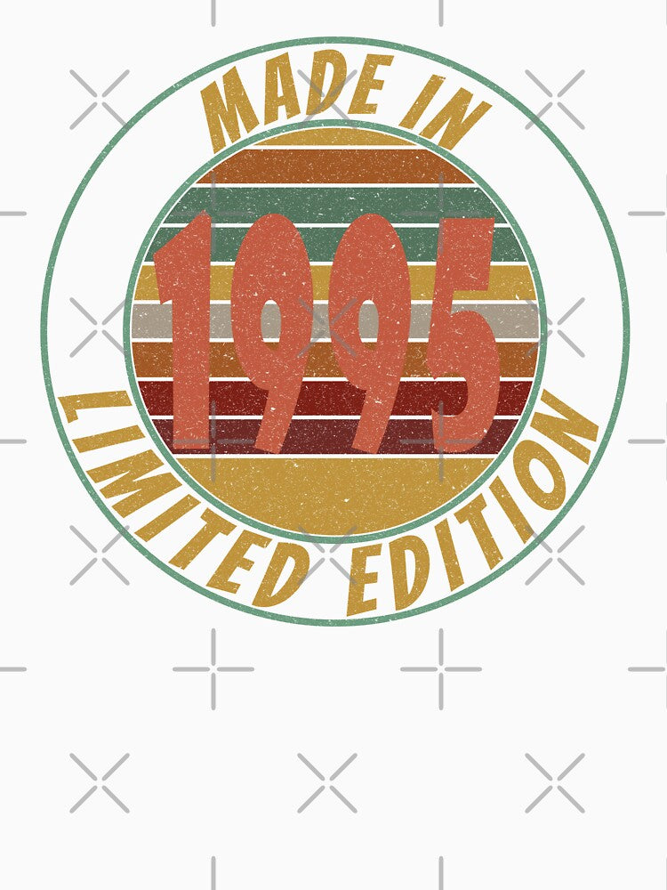 Made In 1995 Limited Edition Retro Vintage by Qudkin
