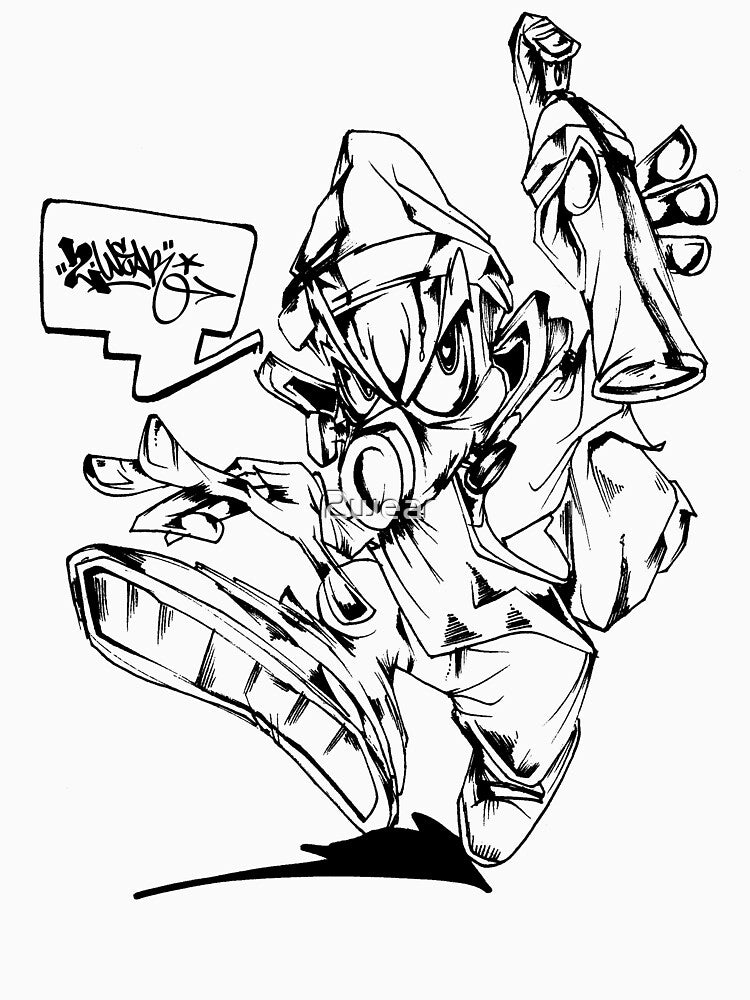 Writers Revenge 2wear Graffiti Character by 2wear