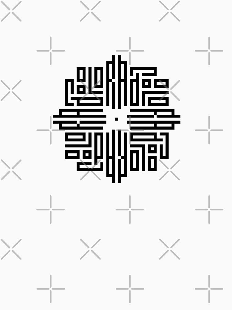 COLORADO | Black  | Modern Geometric Kufi Calligraphy | From Name to Art by FOR YOUR NAME