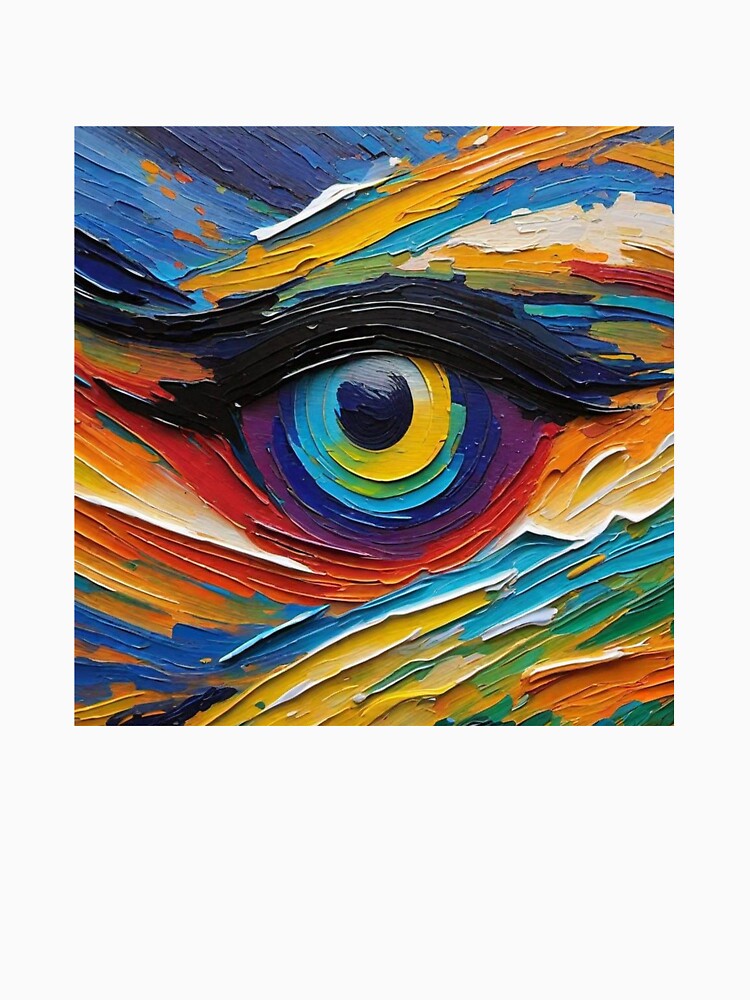 Artsy colorful eye. Painting Lovers. Colorful Eye Painting. by Buldakov