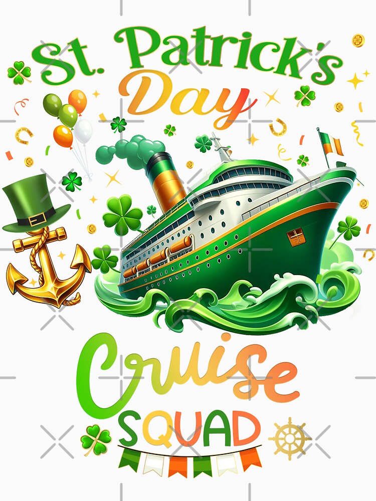 St Patrick's Day Cruise Funny Trip by PopArtDesigns