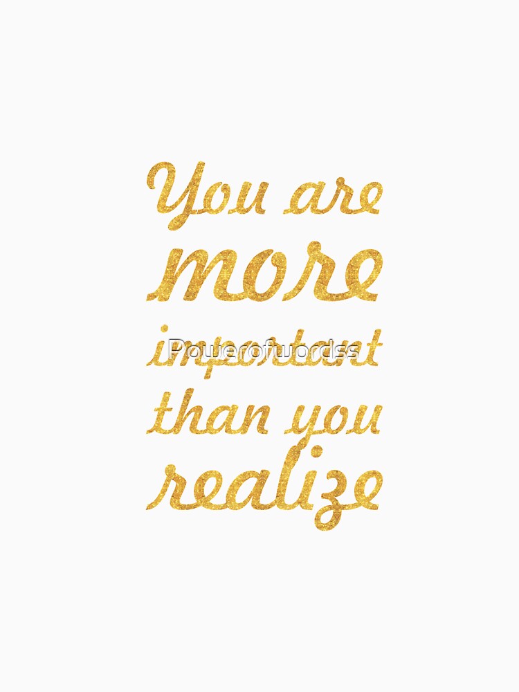 You are more... Inspirational Quote by Powerofwordss