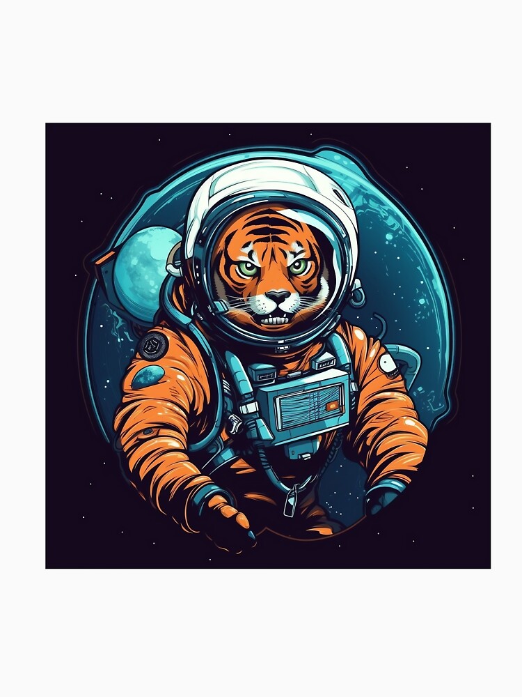 Tiger in the Space by Kevin Lou