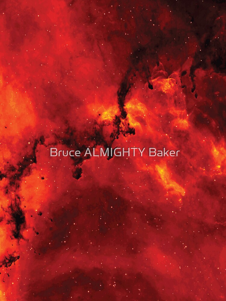 RED UNIVERSE Pop Art by Bruce ALMIGHTY Baker