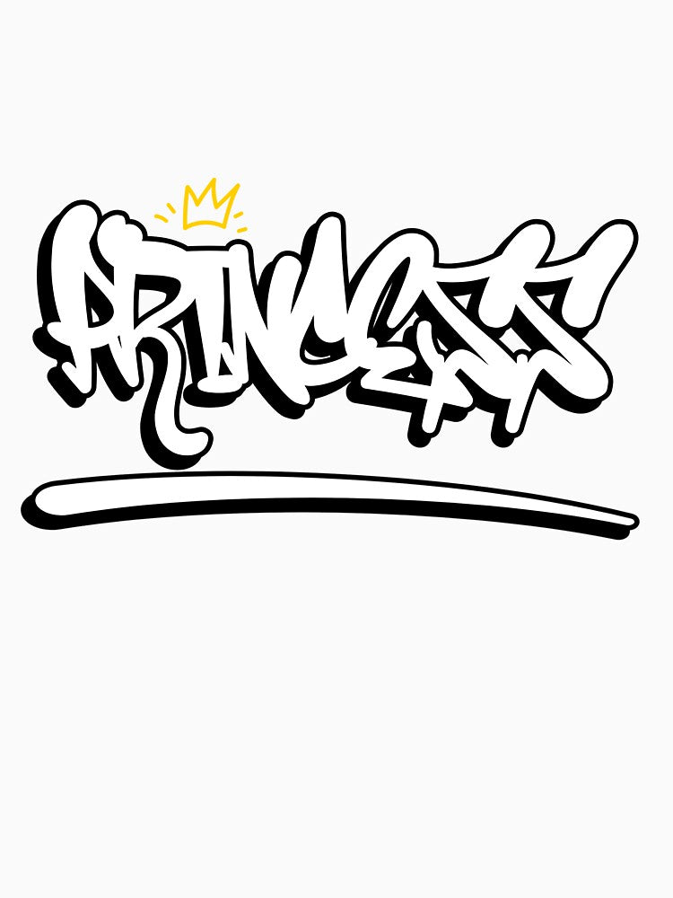 Princess Graffiti-Style Design by MerchandiseMal