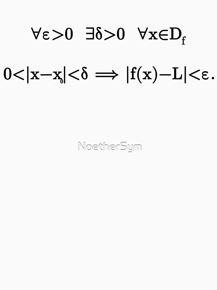 formal definition of a limit math and calculus basics by NoetherSym