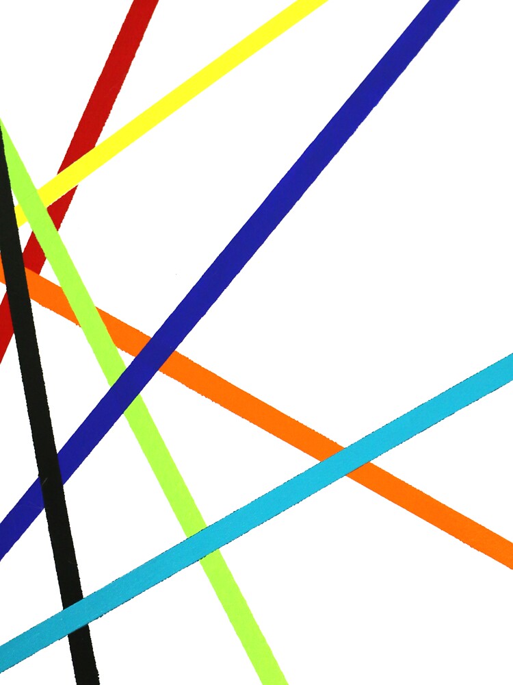 Colorful Line Design | Geometric Pattern by Kitslam Art
