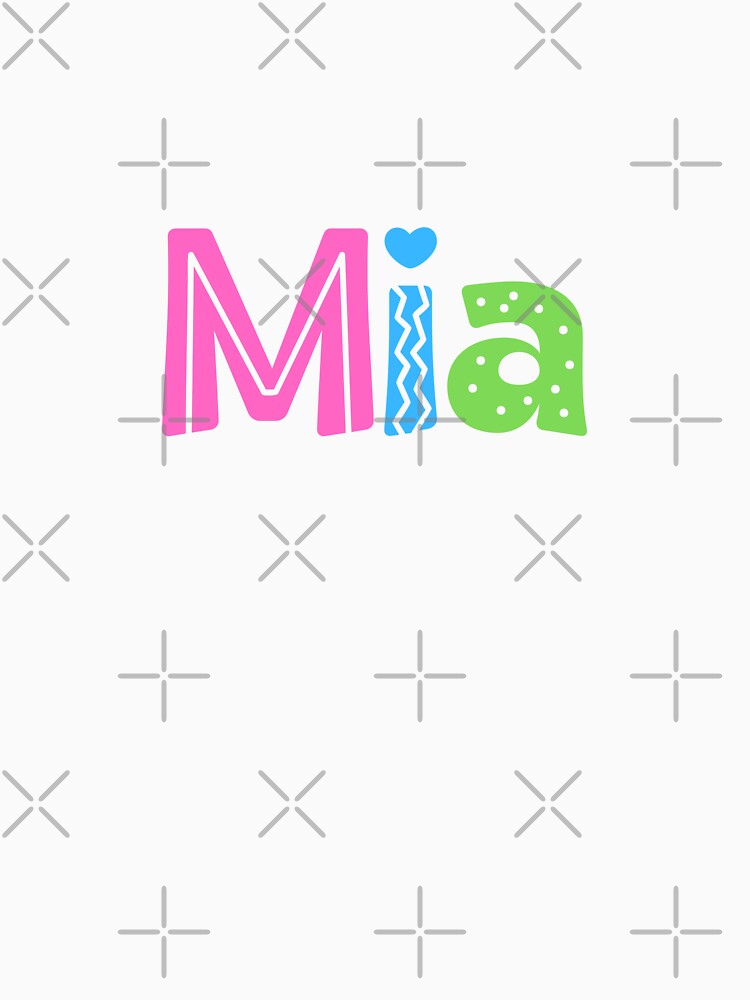 Mia Personalized Name Mia by Meaningfully