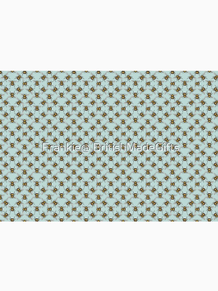 Hand-drawn Bees Pattern by Frankie@ BritishMadeGifts