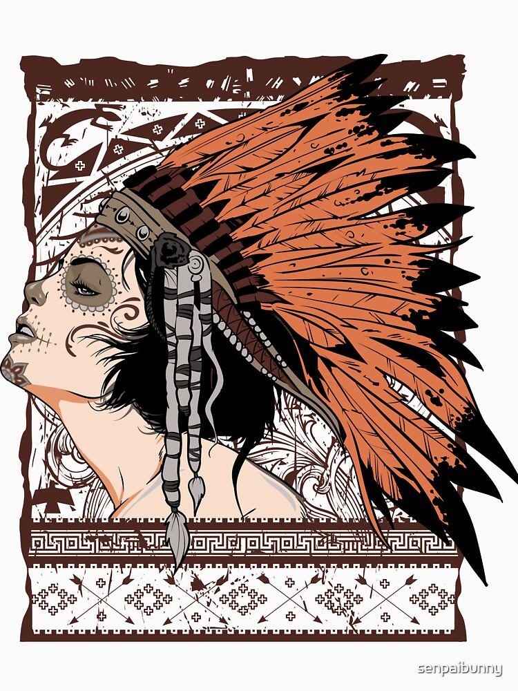 American Indian Girl Cinco de Mayo by senpaibunny
