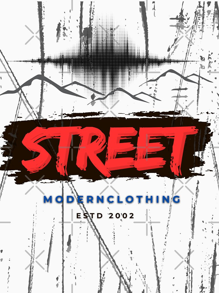 Street Modern Clothing™ Est. 2002 | Professional Urban Soundwave Tees by Pixel Craft Print