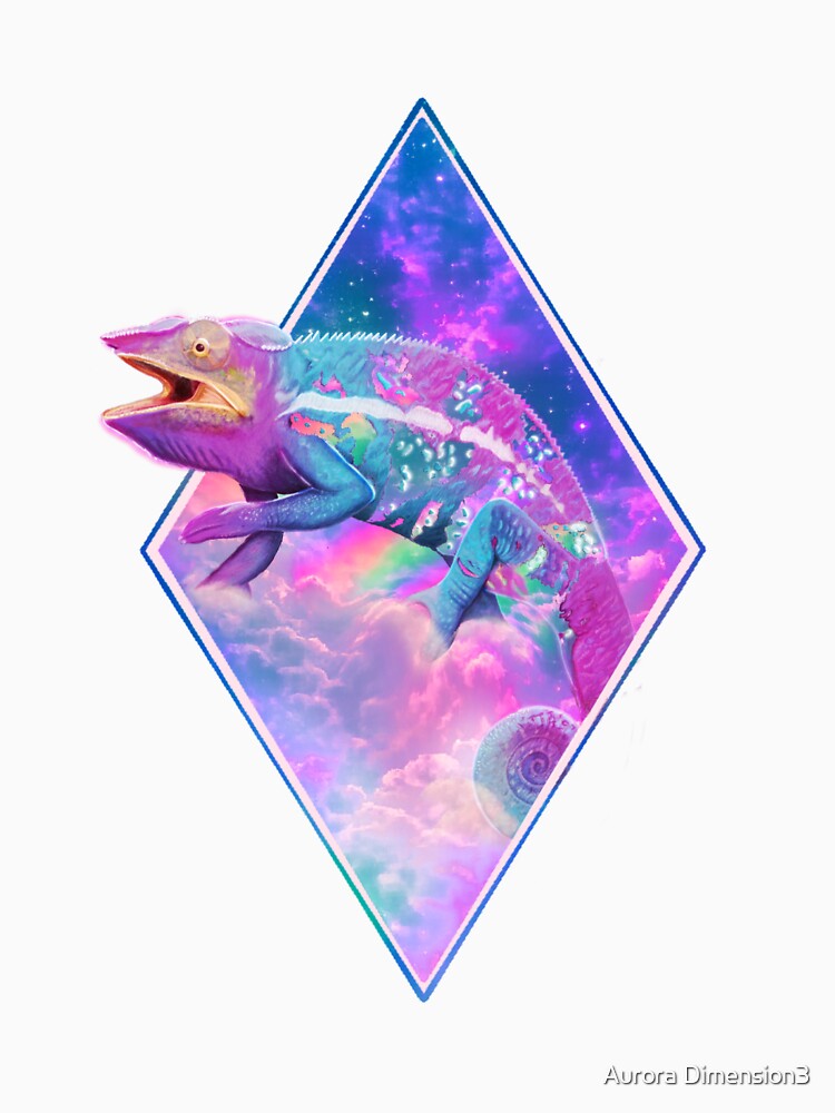 Rainbow Chameleon by Aurora Dimension3