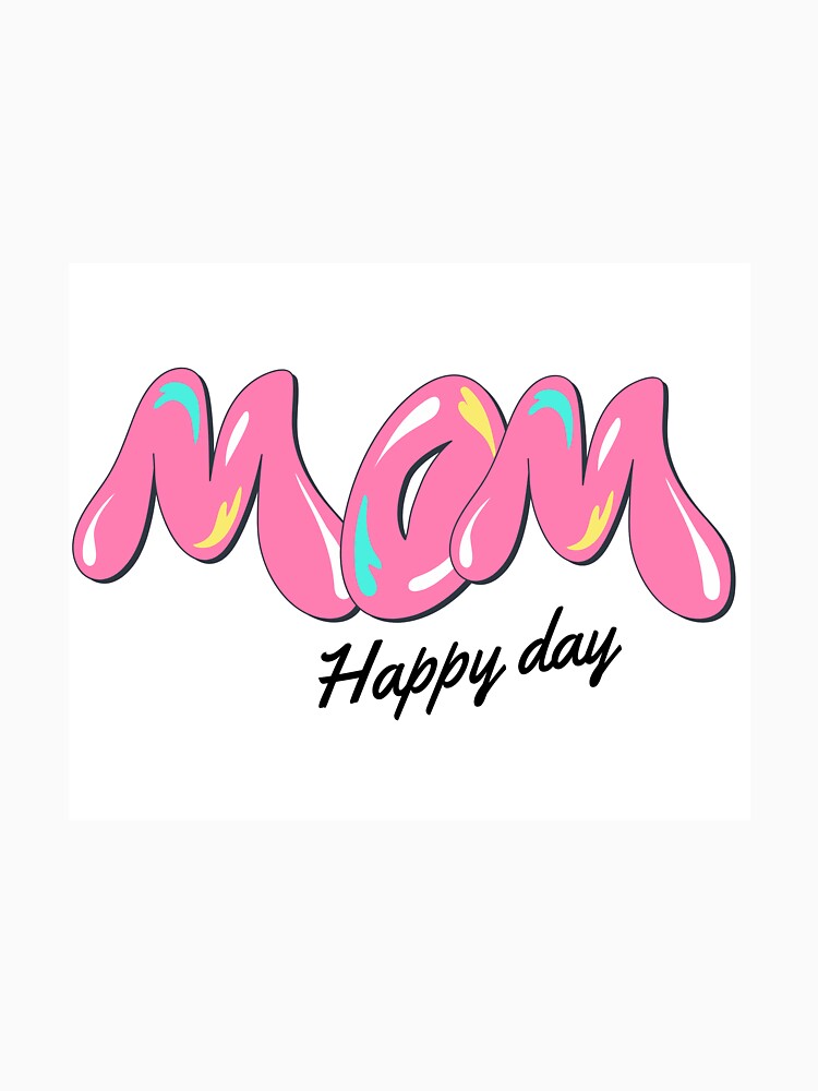 Word Mon with fat pink letters. by LizNaida