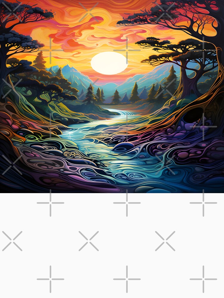 Colorful Landscape by ArtbyAiGallery