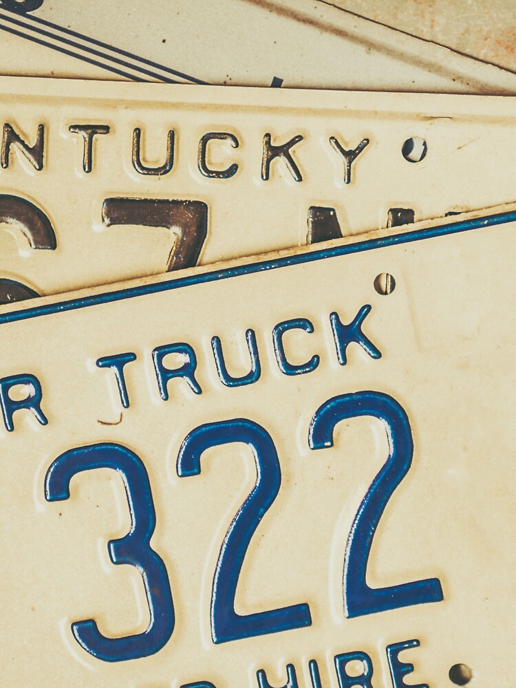 Number Plate Print by Printiums