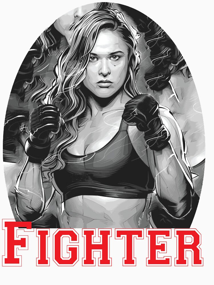 Fighter - Ronda Rousey Classy Art by Clothesify
