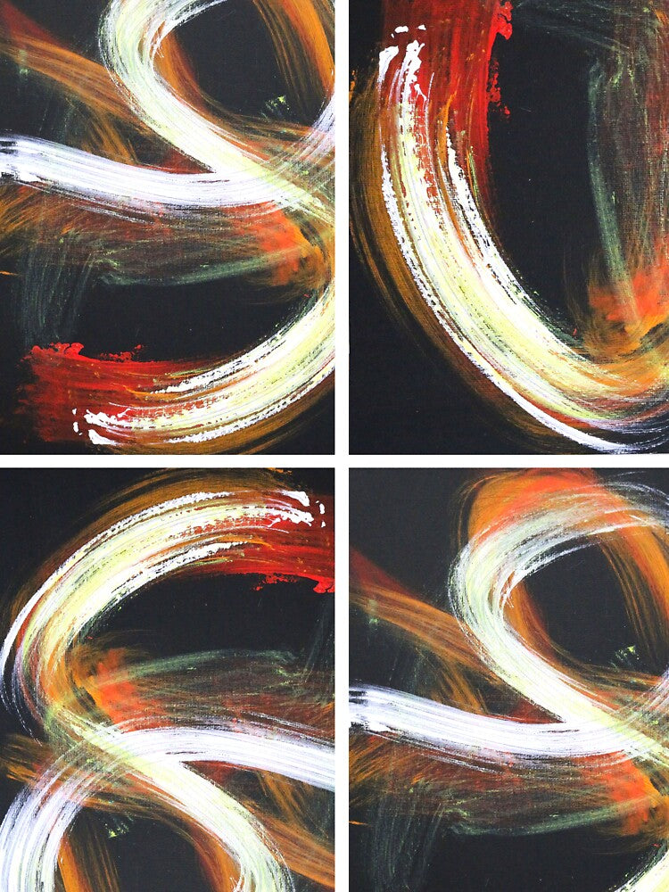 Colorful Abstract Pattern by Kitslam Art