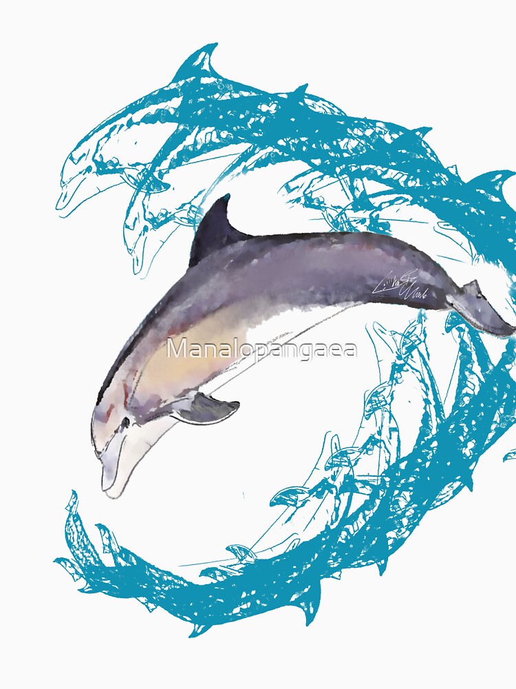 Dolphin pod by Manalopangaea