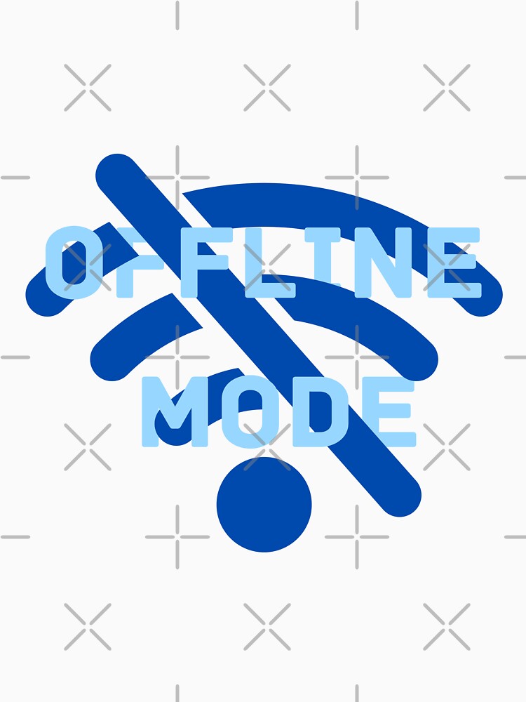 Offline Mode – Disconnect Tee by Lyealy-alayed