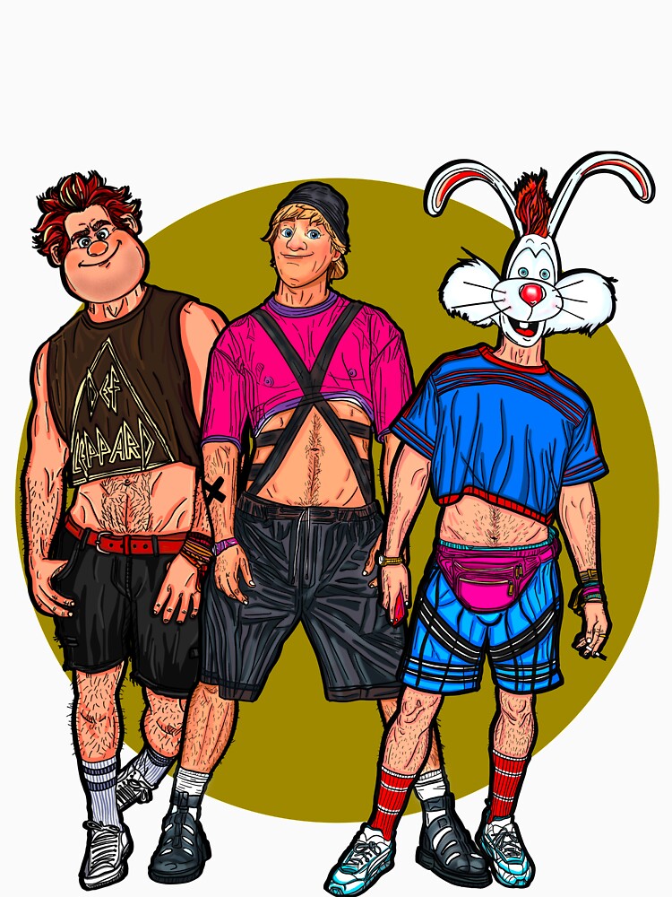 3 Lads in festival outfit by undermyskin73