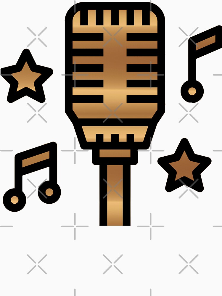 Music in Beige Metallic Horizontal Two Tone Colours by DownloadArt