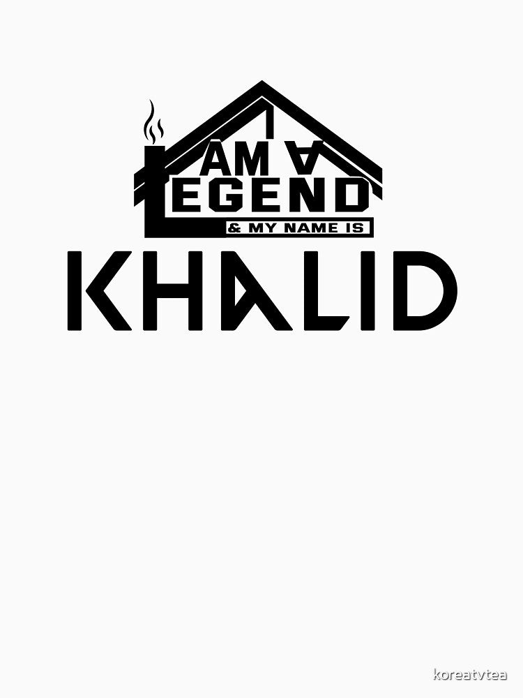 I Am a Legend: Custom Name Design for Khalid by koreatvtea