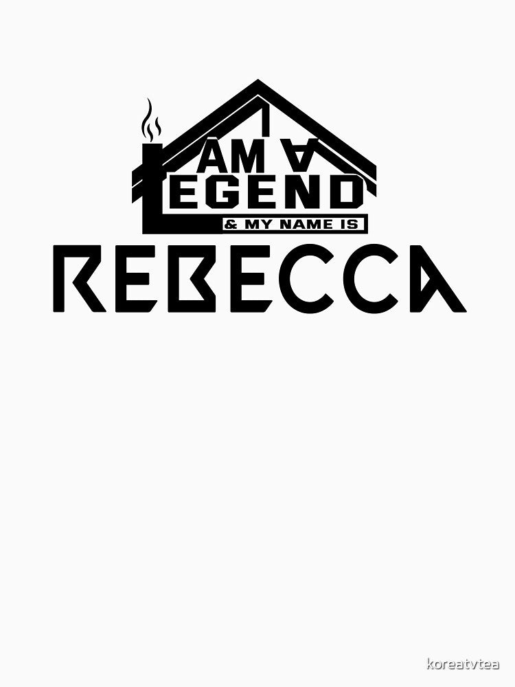 I Am a Legend: Custom Name Design for Rebecca by koreatvtea