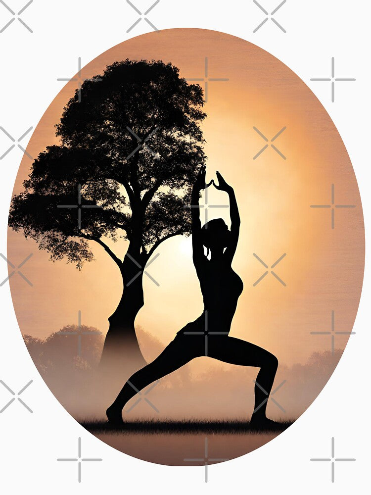 Yoga the tree by Toms Tee