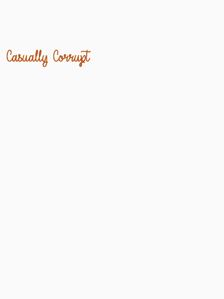 Peach Formal Casually Corrupt Logo by CasuallyCorrupt