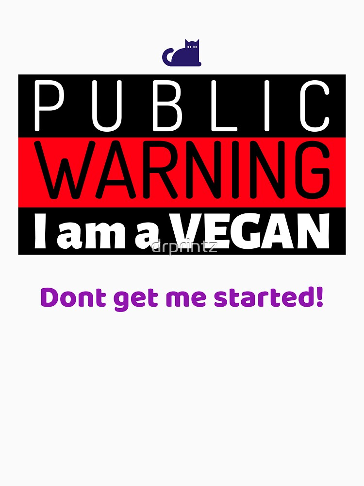 vegan warning by drprintz