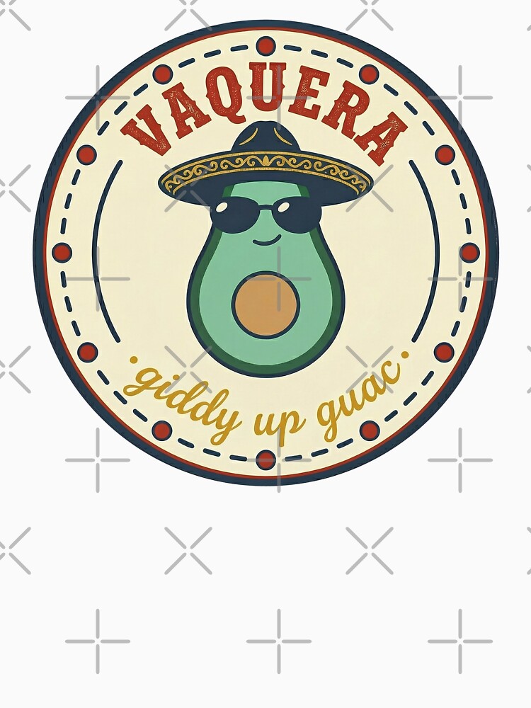 Cowboy Avocado – Vaquera Giddy Up Guac Badge by Gabmod14