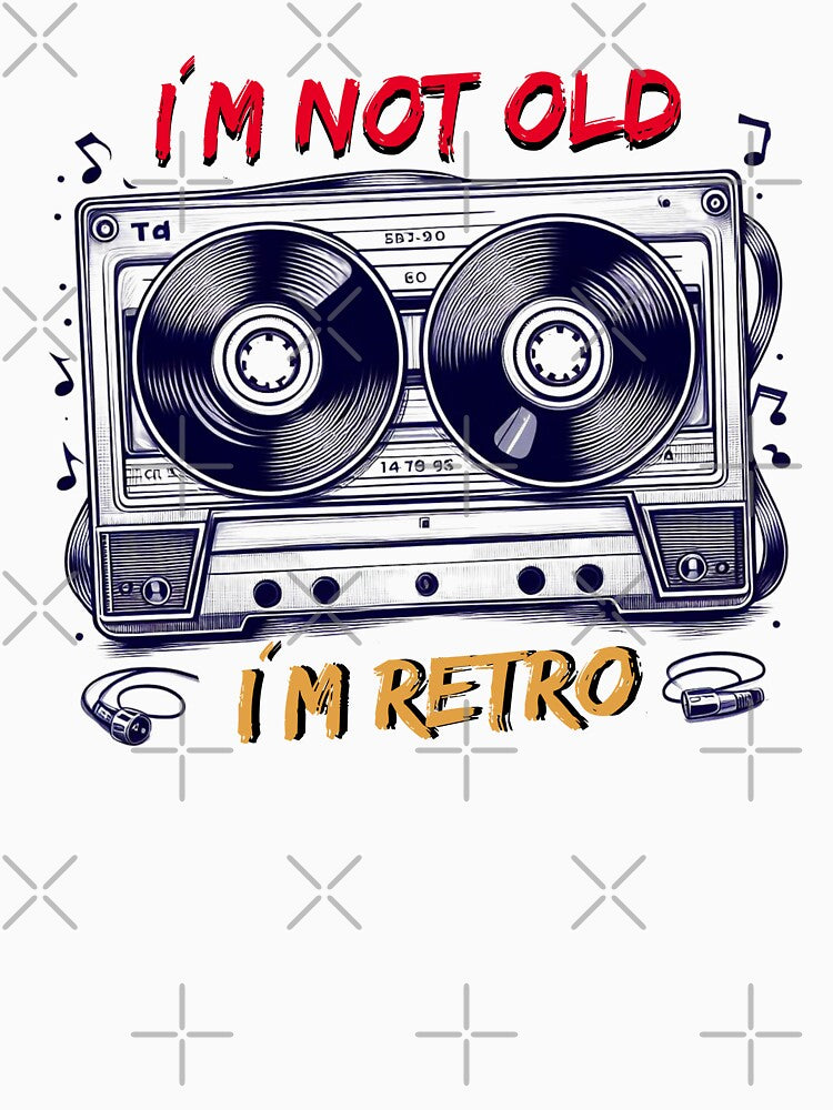 Tape .... not old but retro 3 "NO DARK COLORS" by Toms Tee