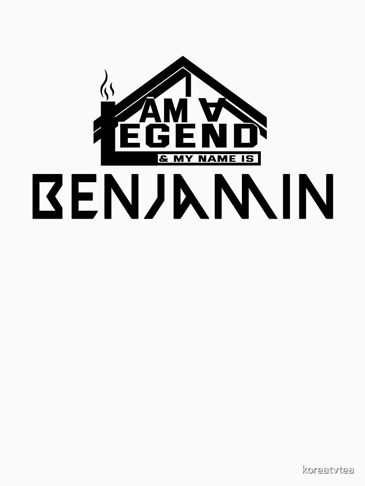I Am a Legend: Custom Name Design for Benjamin by koreatvtea