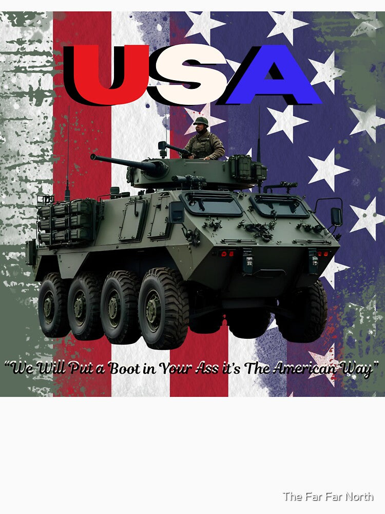 USA, team America, GO USA ALL THE WAY, support your troops home of the free because of the brave by The Far Far North