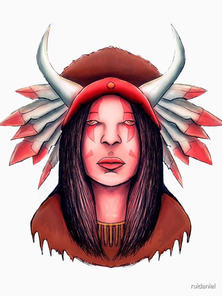 The Indian Crown Of Horns And Feathers by ruidaniel