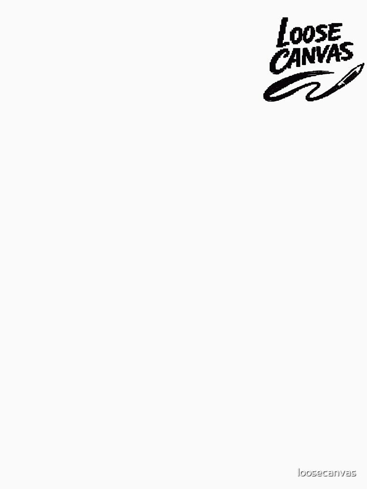 Loose Canvas – Minimal Black Script Logo by loosecanvas