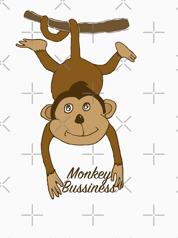 Monkey Business, funny business, fun, trending by FEEL GOOD CLUB DESIGNS