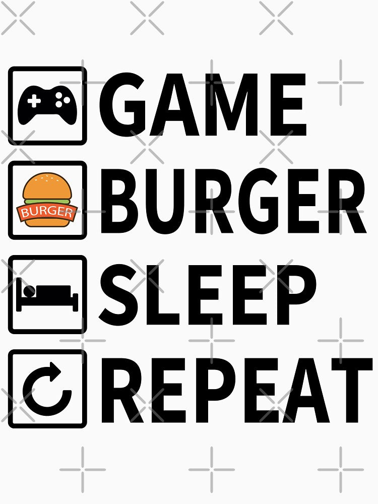 Livelihood for her joystick burger sleep repeat by zackup