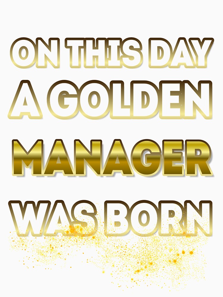 On This Day a Golden Manager Was Born by Reda678