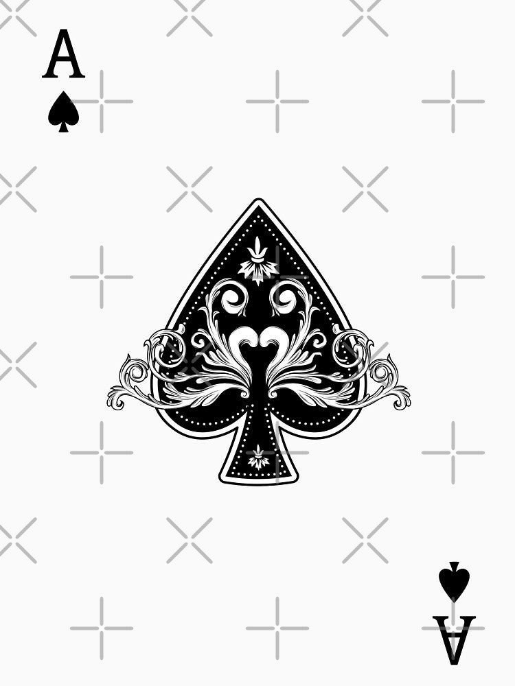 Ace of Spades Vintage Cool Black by BluePlanet