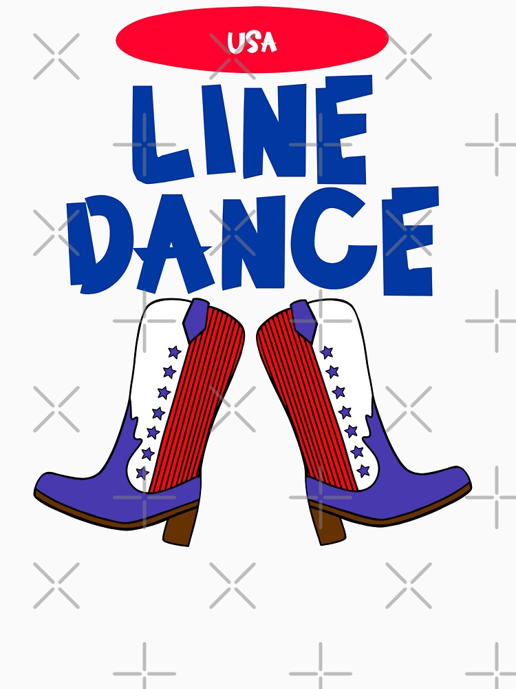 Line Dance Cowboy Boots by Sartoris Art