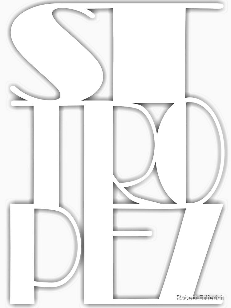 St. Tropez in white bold text by Robert Elfferich