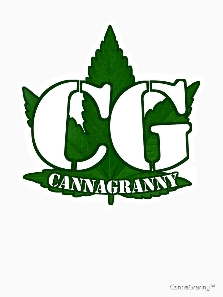 CannaGranny™️CG Logo - Signature Leaf Emblem by  CannaGranny™